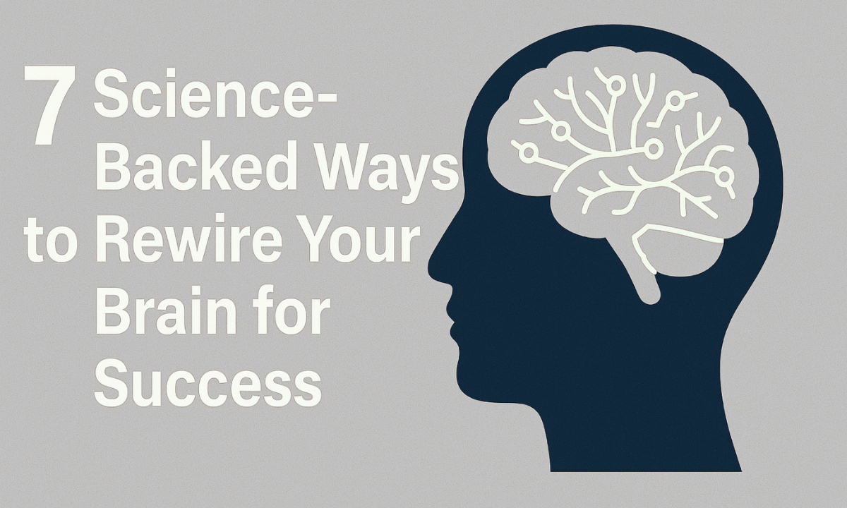 7 Science-Backed Ways to Rewire Your Brain for Success